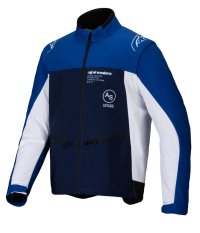bunda LITE-DURA SOFTSHELL, ALPINESTARS (modrá/bílá) 2025