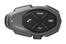 Bluetooth handsfree pro uzavřené a otevřené přilby CellularLine Interphone TOUR HD, Single Pack