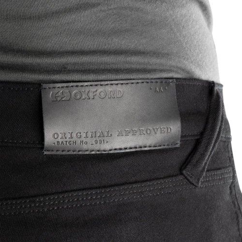 ZKRÁCENÉ kalhoty ORIGINAL APPROVED SUPER STRETCH JEANS AA SLIM FIT, OXFORD (černé)