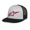 kšiltovka CORP TRUCKER HAT, ALPINESTARS (bílá/černá/červená)