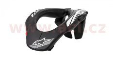 krční chránič NECK SUPPORT 2020, ALPINESTARS, dětský (černý/bílý, vel. UNI)