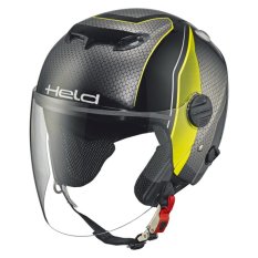 Held TOP-SPOT skútr Jet helma černá/fluo-žlutá