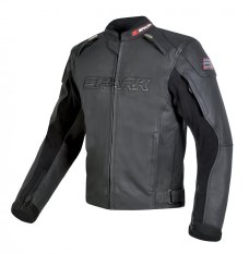 Pánská kožená moto bunda SPARK MOTOSTAR, černá