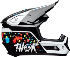 Dětská offroad helma THOR Youth Fleet Splat - černo/bílá