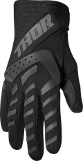 Dětské/Junior motokrosové rukavice THOR Spectrum černé