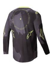 dres RACER HOLLOW, ALPINESTARS (tmavá camo/žlutá fluo) 2025