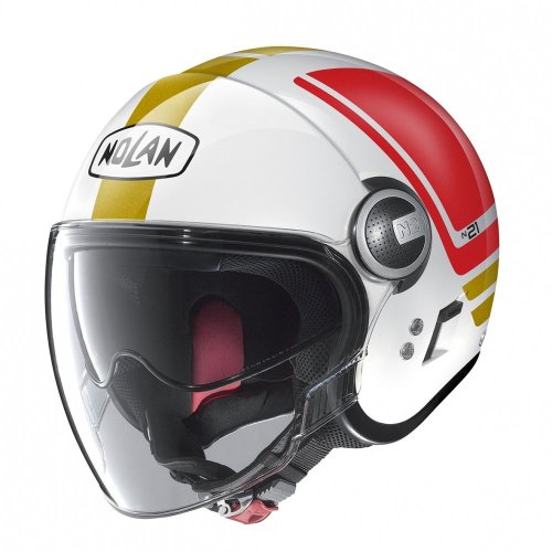 Moto helma Nolan N21 Visor Flybridge Metal White 67