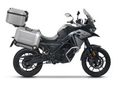 Kompletní sada hliníkových kufrů SHAD TERRA, 37L topcase 36L/36L boční kufry, včetně montážní sady a plotny SHAD Voge 650DS / 650DSX