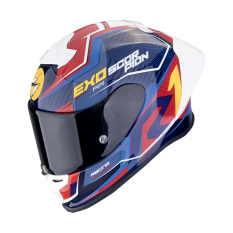 Moto přilba SCORPION EXO-R1 EVO II AIR COUP modro/červeno/žlutá