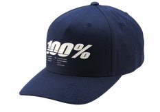 kšiltovka 100% - STAUNCH Snapback modrá (vel. UNI)