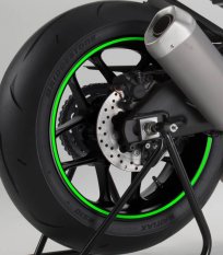 Linka na ráfek PUIG 4542V fluorescentní zelená 7mm x 6m (s aplikátorem)