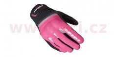 rukavice FLASH CE LADY, SPIDI, dámské (černé/růžové)