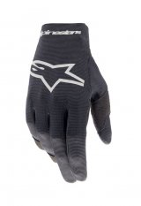 rukavice RADAR, ALPINESTARS, dětské (černá/stříbrná) 2024