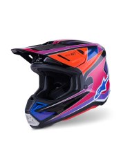 Přilba SM7 FUSE, ALPINESTARS (modrá/fialová/růžová) 2026