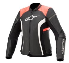 Bunda STELLA KIRA, ALPINESTARS, dámská (černá/růžová fluo)