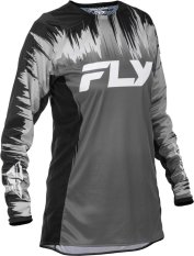 Dres LITE, FLY RACING - USA 2026 dámské (černá/šedá/bílá)