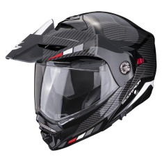 Moto přilba SCORPION ADX-2 CAMINO černo/stříbrno/červená