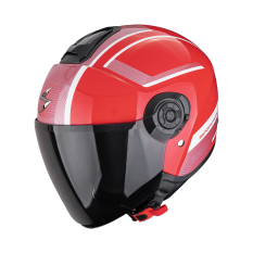 Moto přilba SCORPION EXO-CITY II COSMOS červeno/stříbrná