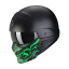 Moto přilba SCORPION EXO-COMBAT EVO SAMURAI matná černo/zelená