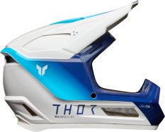 Dětská offroad helma THOR Youth Fleet Storm - bílo/modrá