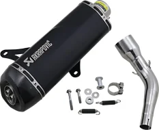 Tlumič výfuku AKRAPOVIČ HOMOLOGOVANÝ S-VE3SO9-HRSSBL Vespa GTS 125 / Super / Sport / Tech (09-16), GTS 250 (05-13), GTS Super 300 / Sei Giorni / Tech (08-20), GTV 250 (06-13), GTV 300 (10-17)