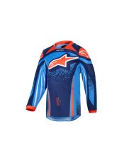 dres RACER NOMUR KIDS, ALPINESTARS, dětské (tmavě modrá/oranžová/černá) 2026
