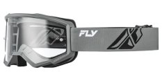 Brýle FOCUS, FLY RACING - USA (šedé/černá - čiré plexi)