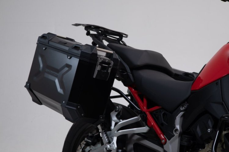 Boční nosiče PRO Ducati Multistrada V4 (20-24), Sport/GT/Rally (20-) - černé