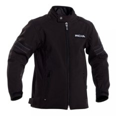 Dětská moto bunda RICHA TOULON 2 SOFTSHELL JUNIOR černá