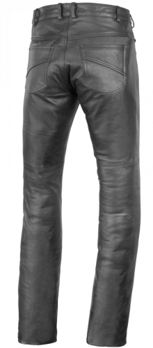 Büse kožené jeansy dámské černá - Barva: černá, Velikost: 36