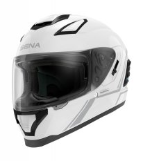 přilba s Mesh headsetem Stryker, SENA (lesklá bílá)