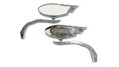 Zrcátko TechStar Retro Chrome Flames, 1 ks