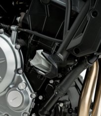 Pádové protektory rámu PUIG 1851N R12 černý s šedou gumou