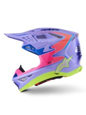 Přilba SUPERTECH S-M10 edice JETT LAWRENCE R01, ALPINESTARS (fialová/růžová fluo/žlutá fluo) 2026