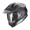Moto přilba SCORPION ADF-9000 AIR DESERT matná černo/stříbrná