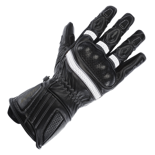 BÜSE Pit Lane Pro Sport rukavice dámské černá / bílá - Barva: černá / bílá, Velikost: 6