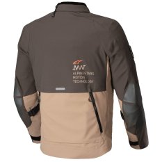 bunda AMT-8 STRETCH DRYSTAR XF, ALPINESTARS (tmavě hnědá/tmavá khaki) 2025