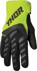 Dětské/Junior motokrosové rukavice THOR Spectrum černo/fluo