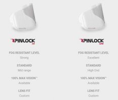 Pinlock 120 XLT na plexi SCORPION EXO-TECH/EVO/PRO/CARBON čirý DKS243