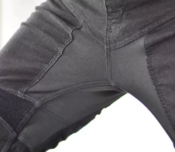 Dámské kevlarové džíny na moto Trilobite 661 Parado slim fit black level 2