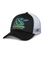 kšiltovka AYESS TRUCKER, ALPINESTARS (černá/bílá)