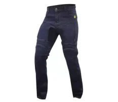 Kevlarové džíny na motorku Trilobite 661 Parado dark blue SLIM Prodloužená verze