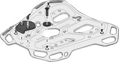 Nosič zavazadel ADVENTURE RACK pro Yamaha XT1200Z Super Ténéré (10-)