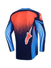 dres TECHSTAR NOMUR, ALPINESTARS (tmavě modrá/oranžová/modrá) 2026