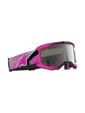Brýle VISION 5 LAHND, ALPINESTARS (růžová fluo/šedá/černá/bílá, zrcadlové stříbrné plexi) 2026