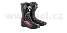 boty S-MX 6, ALPINESTARS (černá/šedá/červená fluo)