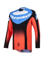 dres TECHSTAR KNIF, ALPINESTARS (oranžová/černá/modrá) 2026