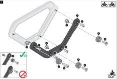 Adaptér SLC pro boční nosiče V-LOC - černý
