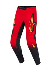 Kalhoty SUPERTECH SCENZ, ALPINESTARS (červená/černá/žlutá) 2026