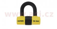 zámek U profil HD Max, OXFORD (žlutý/černý, průměr čepu 14 mm)